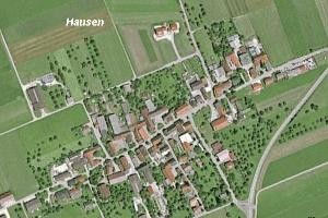 Luftbild Hausen