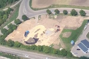 Luftaufnahme Skaterpark