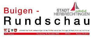 Schriftzug Buigen-Rundschau Schriftzug Buigen-Rundschau