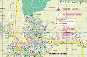 Rad-Schulwegplan Herbrechtingen